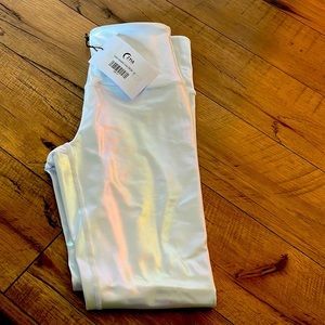 Zyia White Unicorn Luxe Leggings